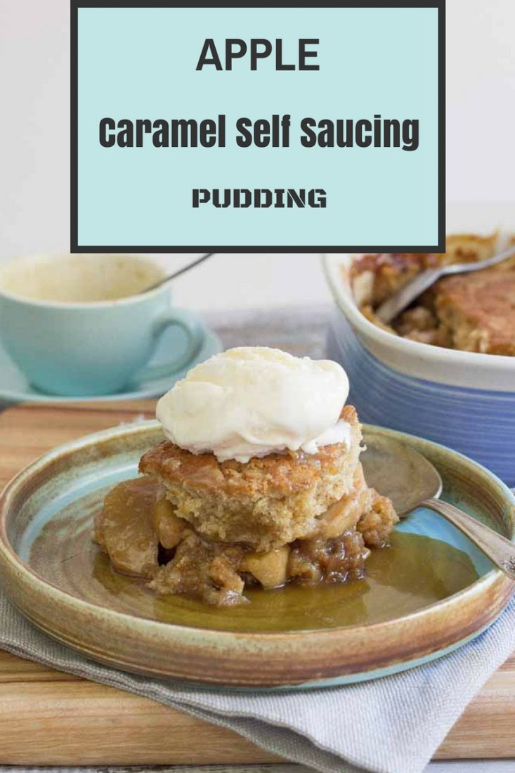 Self Saucing Apple Caramel Pudding | My Kitchen Stories